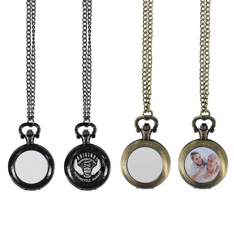 Vintage Fashion Outfit - Custom Vintage Metal Pocket Watch Pendant