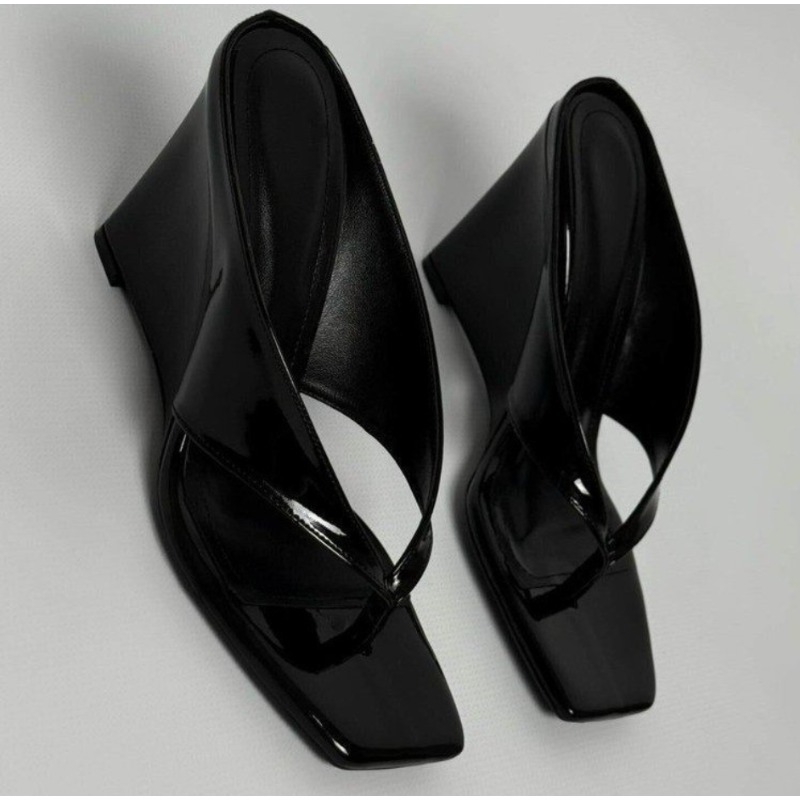 Vintage Fashion Outfit - Summer 2026 New Women Square Clip-toe