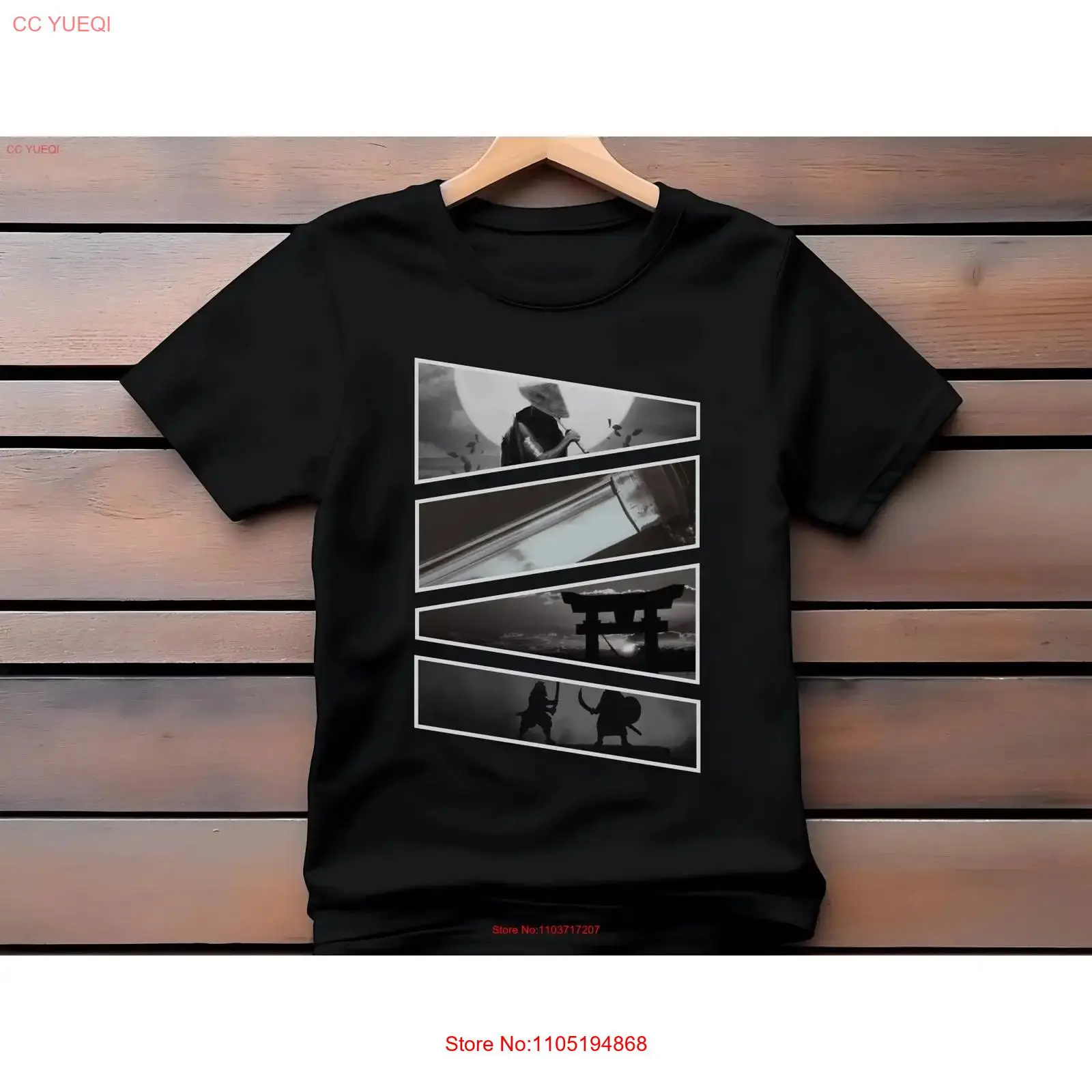 Samurai graphic T Shirt comic  - đánh giá và giá Vintage Fashion Knitwear Book