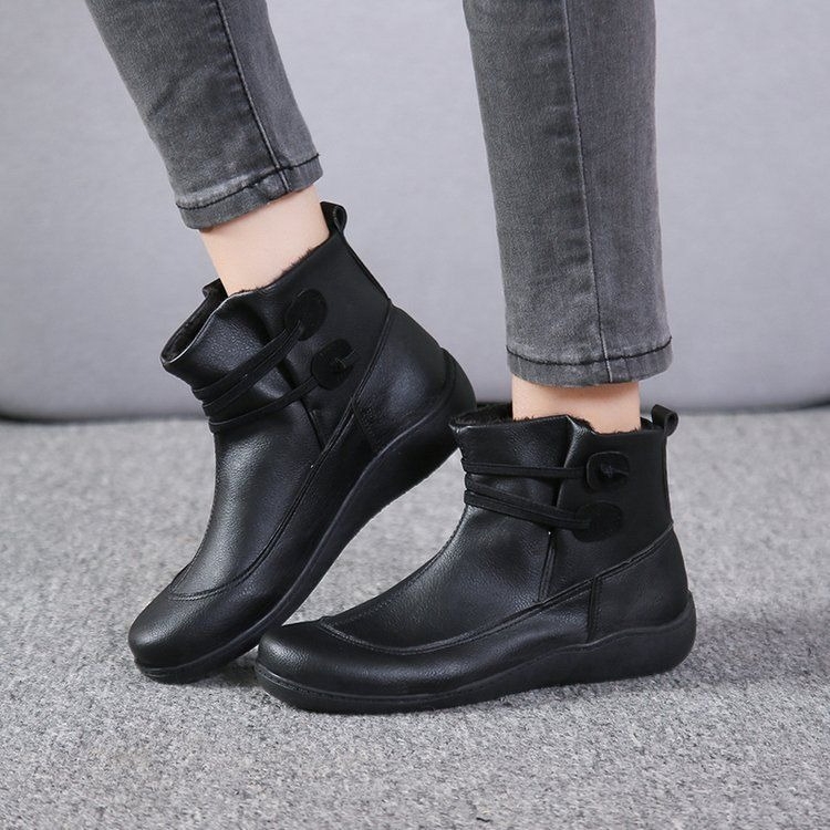 Women Vintage Round Toe PU Lea - đánh giá và giá Vintage Fashion Mens