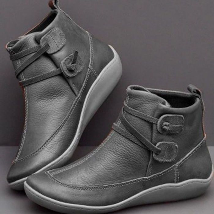 Women Vintage Round Toe PU Lea - đánh giá và giá Vintage Fashion Mens