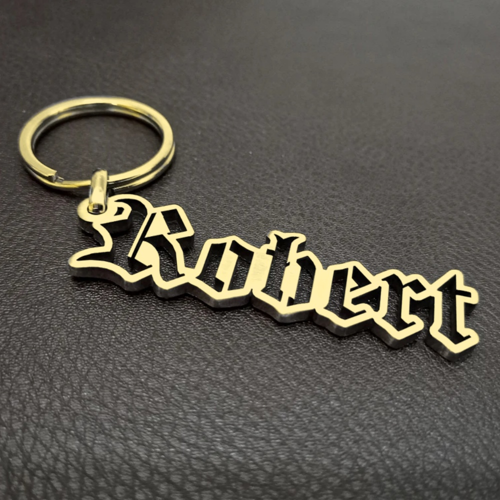 Custom Old English Keychain Pe - đánh giá và giá Vintage Fashion Names