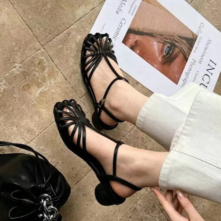 French-style Vintage Woven Toe - đánh giá và giá Vintage Fashion Outfit