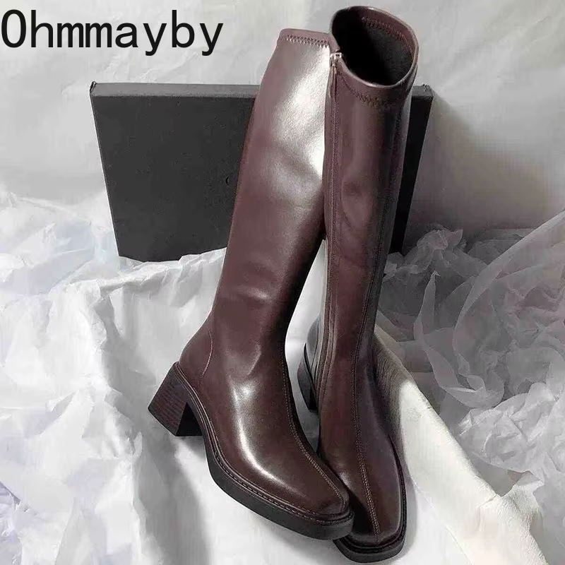 Vintage Thick Heel Women Knee  - đánh giá và giá Vintage Fashion Fabrics