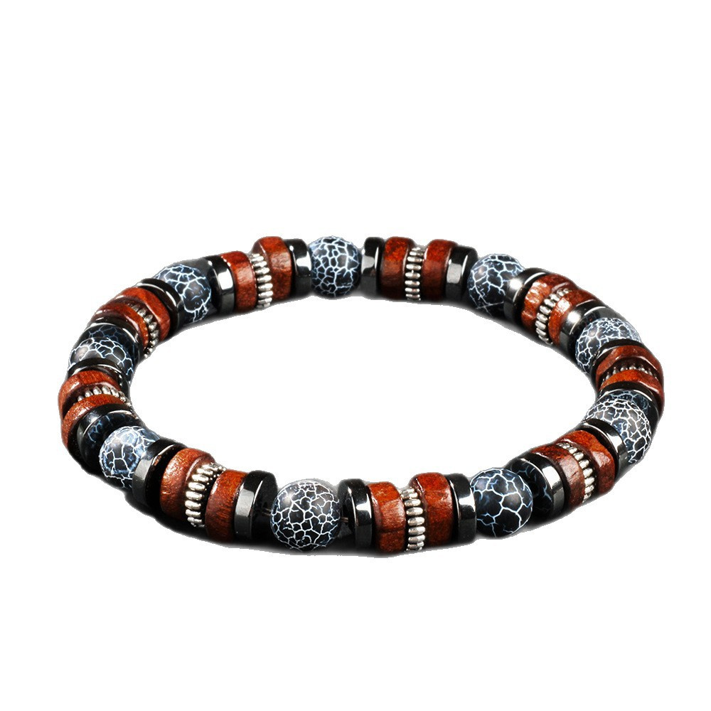 Weathered agate bracelet men n - đánh giá và giá Vintage Fashion Outfits Men