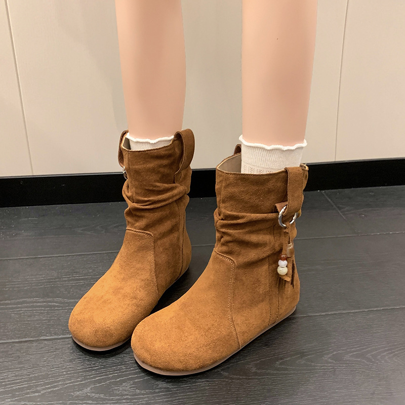 2025 Fall New Vintage Boots Re - đánh giá và giá Vintage Fashion Fabrics
