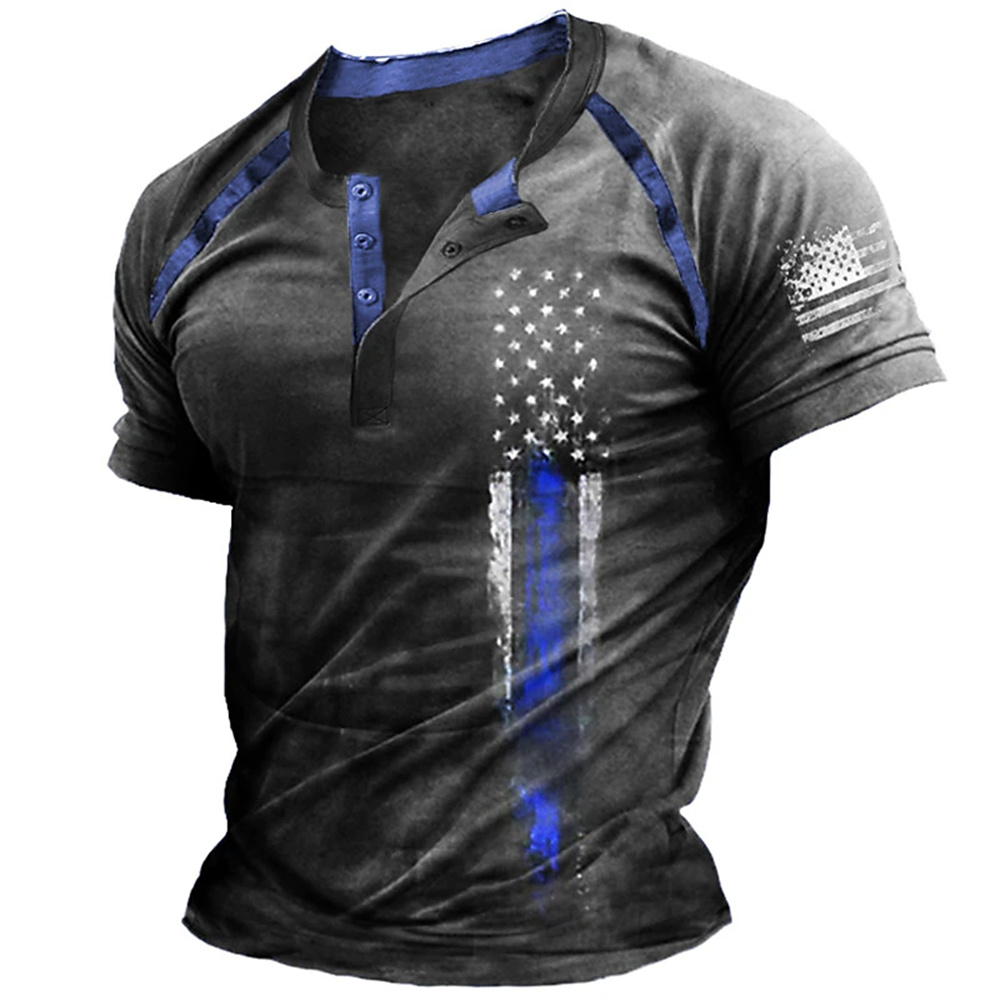 Funny 3D American Flag Print M - đánh giá và giá Vintage Fashion Mens