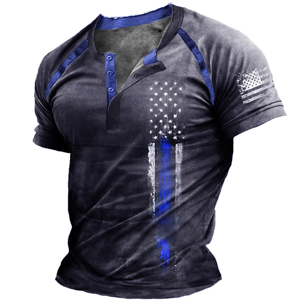 Funny 3D American Flag Print M - đánh giá và giá Vintage Fashion Mens