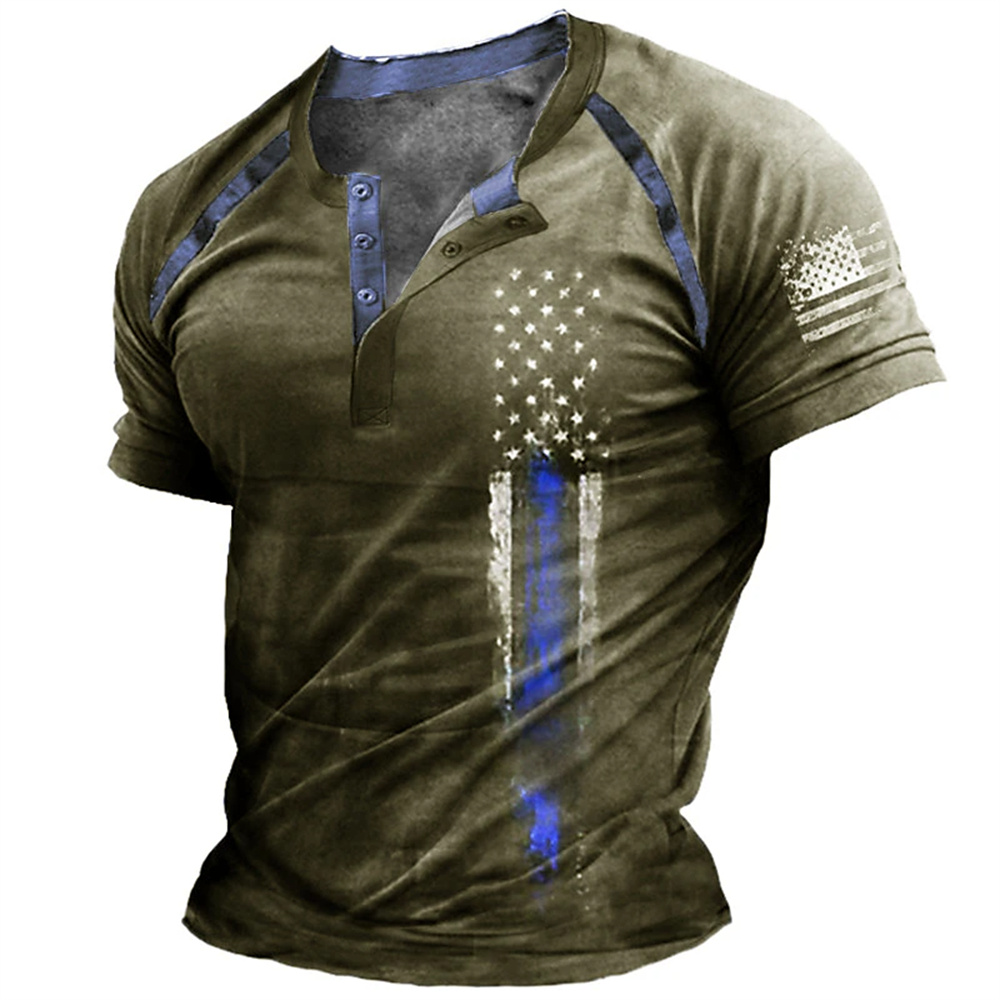 Funny 3D American Flag Print M - đánh giá và giá Vintage Fashion Mens
