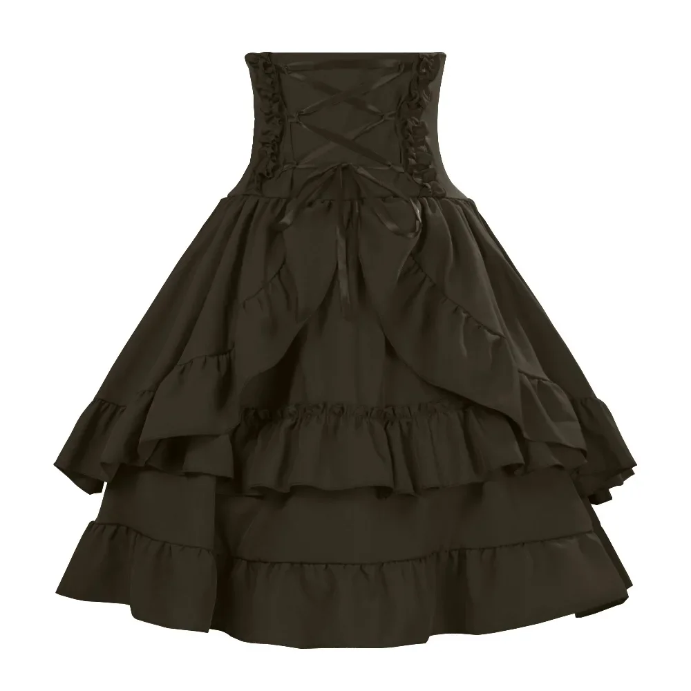 Gothic Retro Lolita Puffy Skir - đánh giá và giá Vintage Y2K