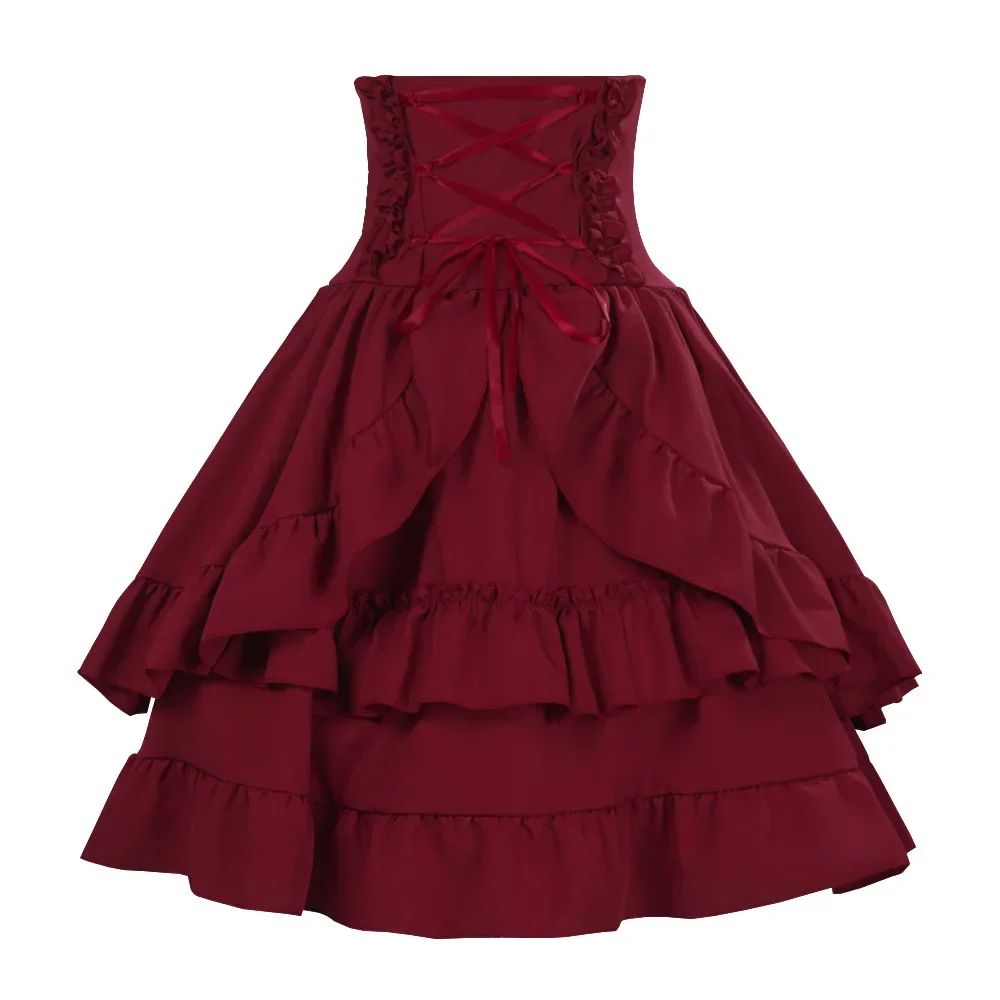 Gothic Retro Lolita Puffy Skir - đánh giá và giá Vintage Y2K