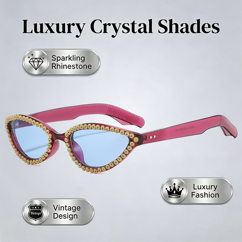 Retro Small Cat Eye Sunglasses - đánh giá và giá Vintage Fashion Club Photos