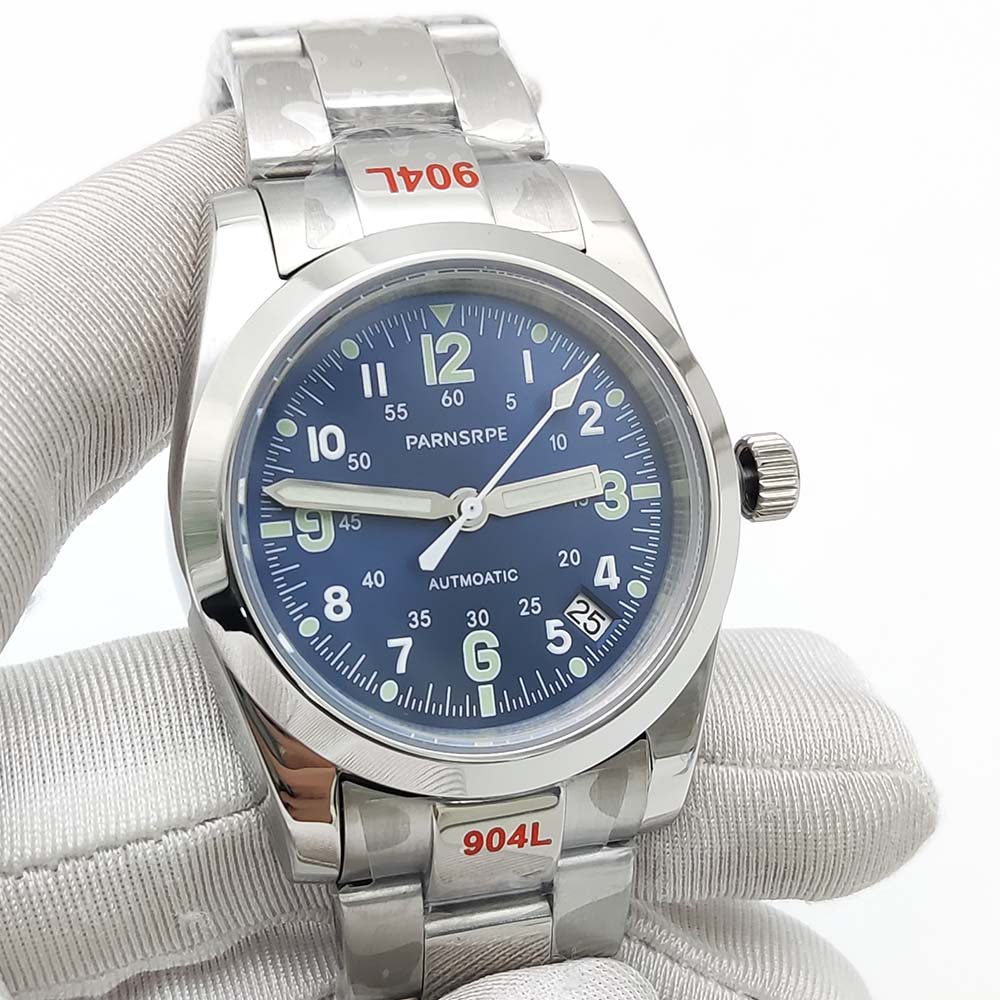 New 39mm Steel NH35 Automatic  - đánh giá và giá Vintage Fashion Complete
