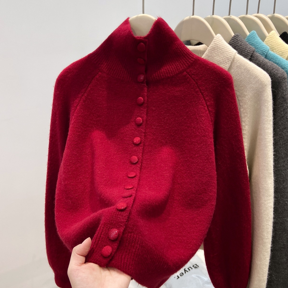New Solid Candy Women's Knit S - đánh giá và giá Turtleneck Knit 90S