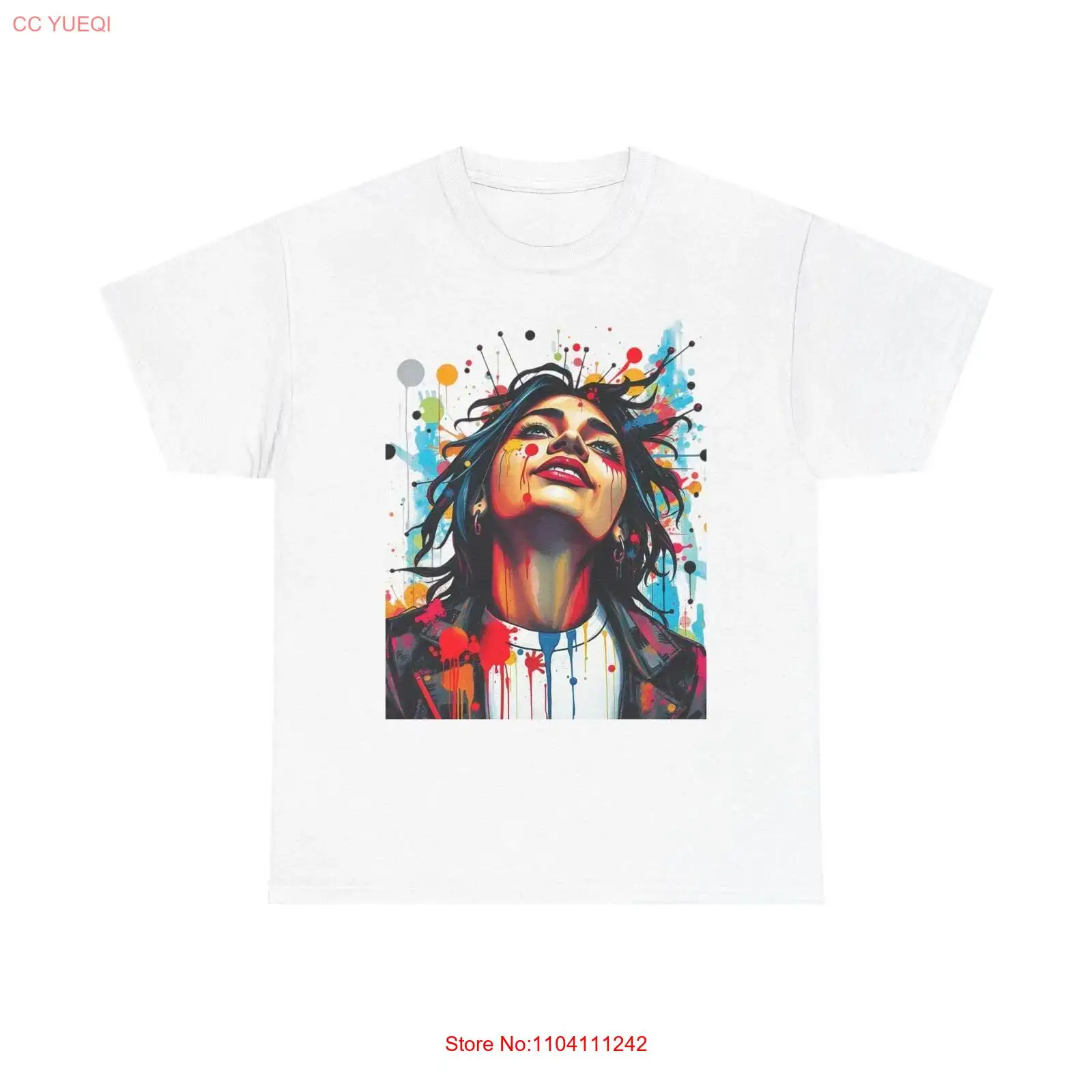 Colorful Art Heavy Cotton T Sh - đánh giá và giá Vintage Fashion Outfits Men